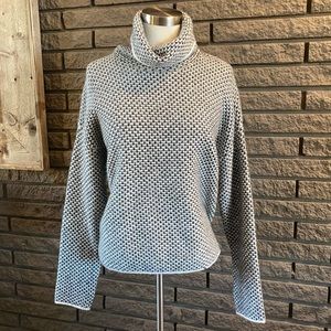 Christian Siriano NY cowl sweater gray medium NWOT